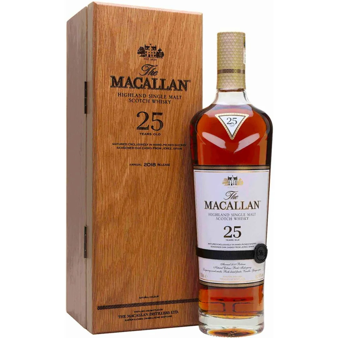 The Macallan 25 Year Scotch Whisky 750 mL — The Macallan