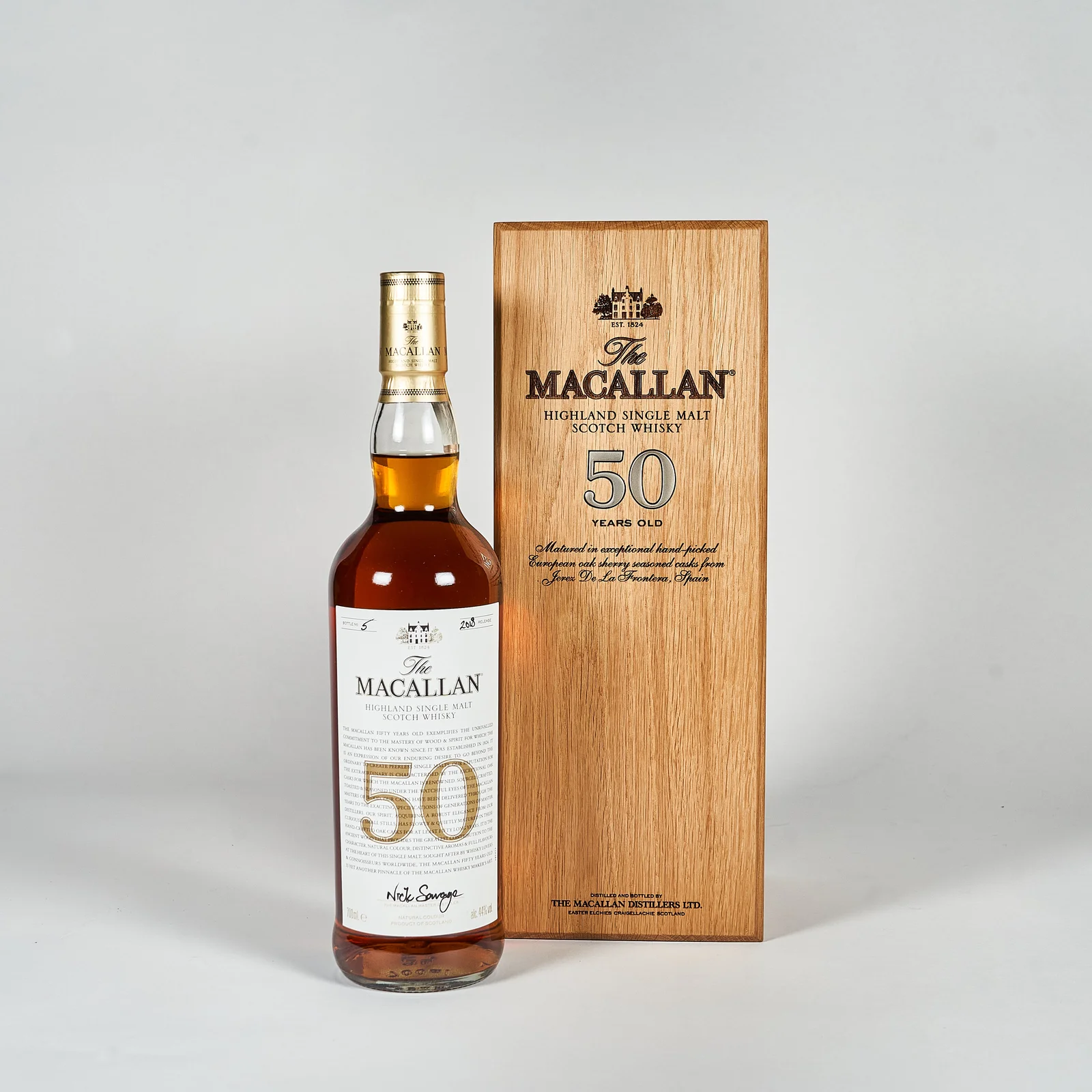 The Macallan 50yo 2018 Limited Edition 700ml 44%abv — Macallan