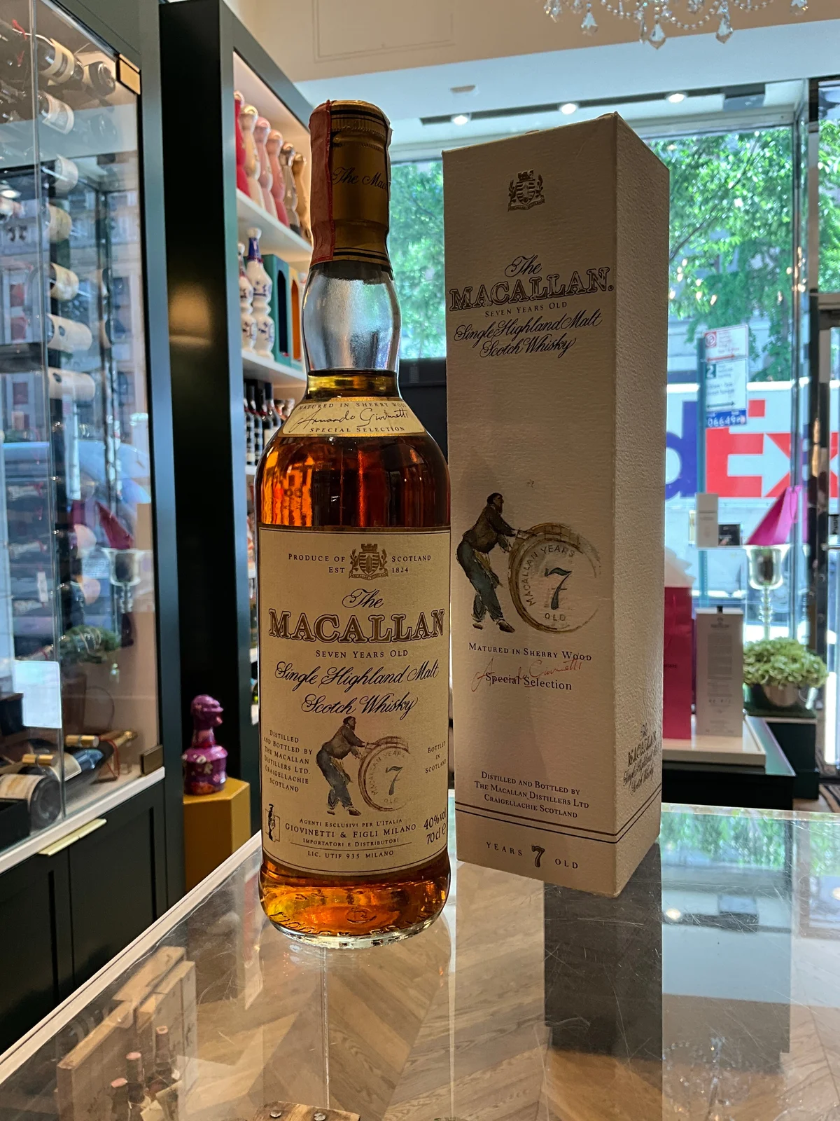 The Macallan 7yo 1990s Giovinetti 70cl 40%abv — Macallan