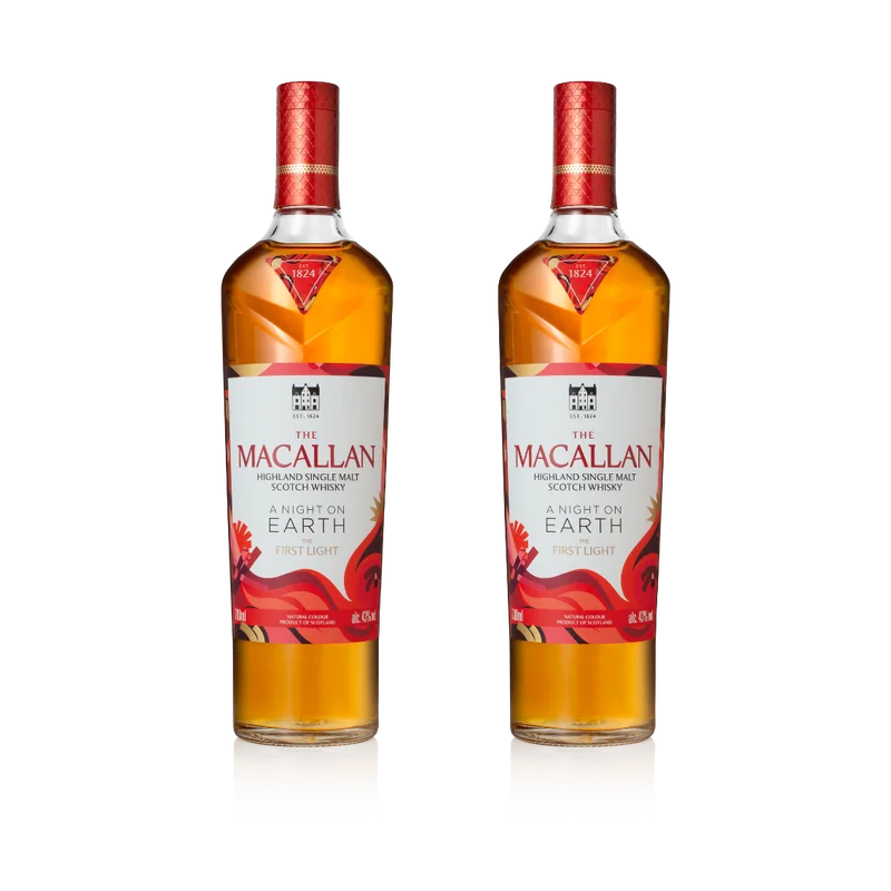 The Macallan A Night On Earth 'The First Light' Drink One Save One Bundle — The