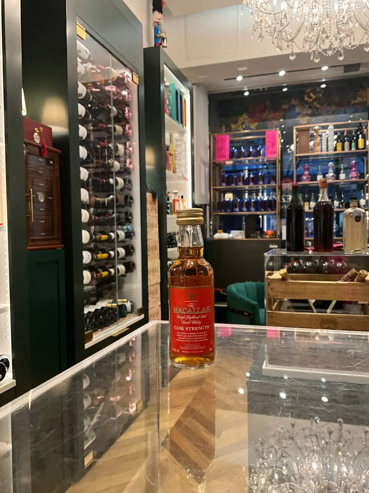 The Macallan Cask Strength 1990s Miniature 50ml 57.7%abv — The