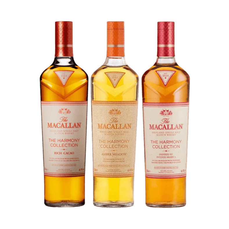 The Macallan Harmony Collection Bundle: Amber Meadow, Arabica, and Cacao — The