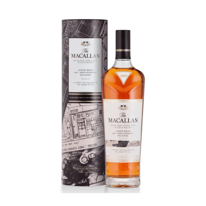The Macallan James Bond 60th Anniversary Decade III Highland Single Malt Scotch Whisky — The