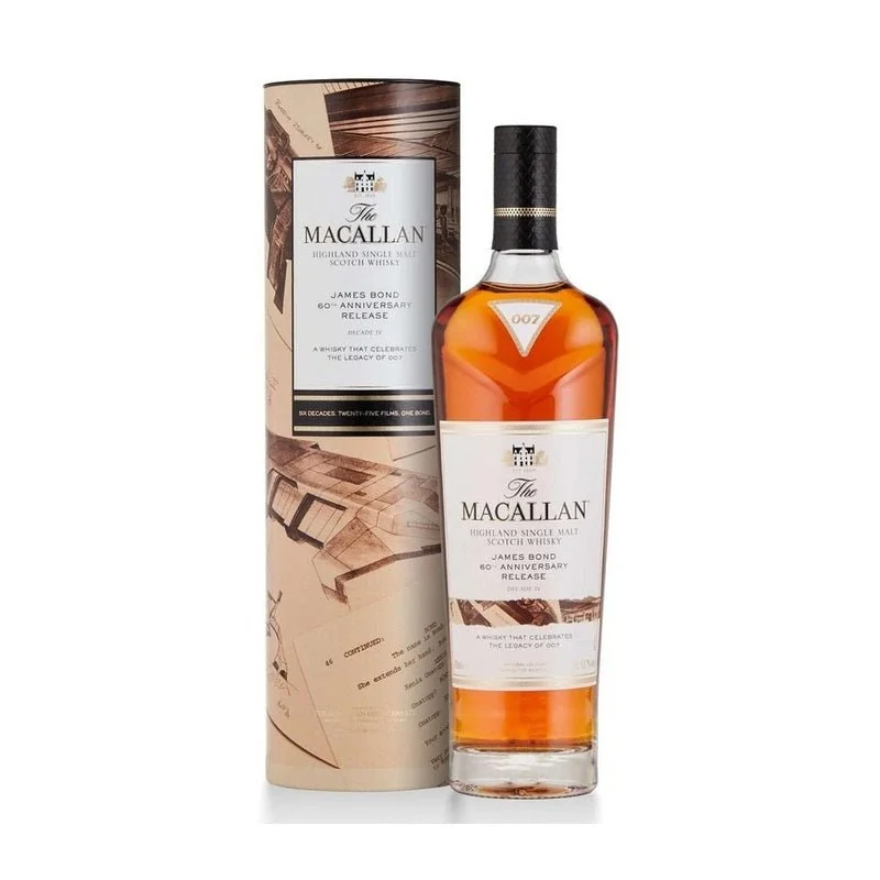 The Macallan James Bond 60th Anniversary Decade IV Highland Single Malt Scotch Whisky — The