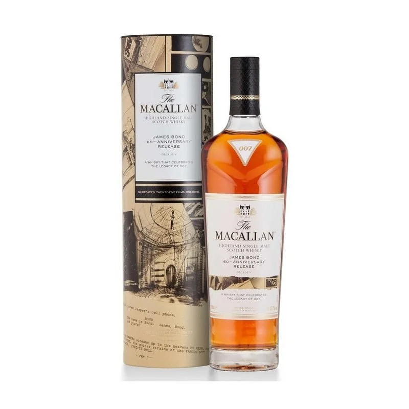 The Macallan James Bond 60th Anniversary Decade V Highland Single Malt Scotch Whisky — The