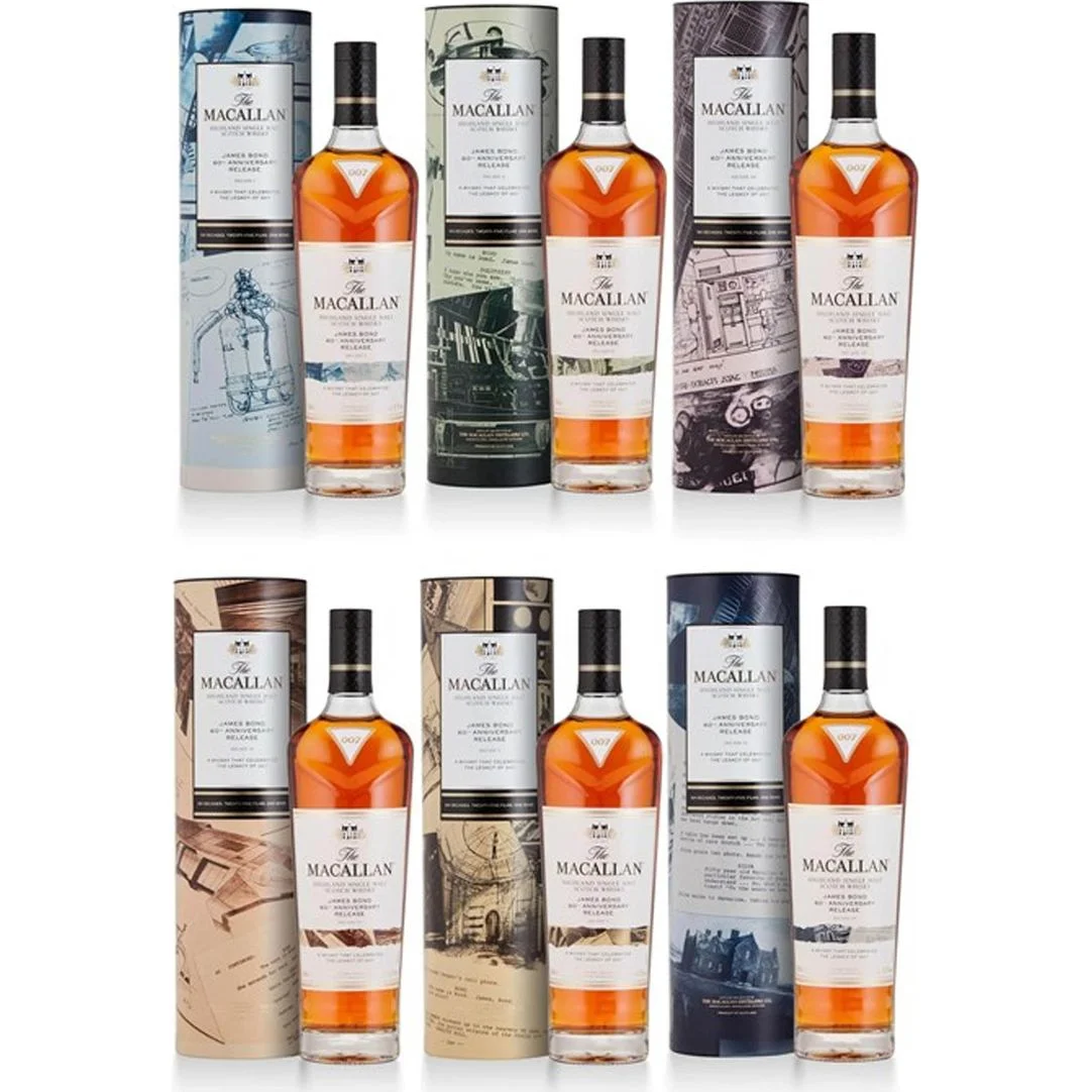 The Macallan James Bond 60th Anniversary Decades I-VI 700 mL — The Macallan