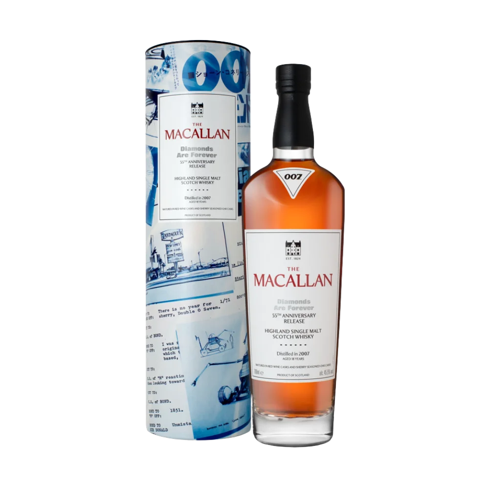The Macallan James Bond Diamonds Are Forever 55th Anniversary Release (700ml) — Macallan