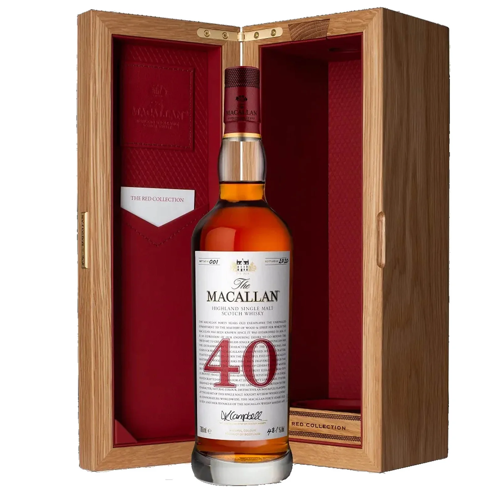The Macallan Red Collection 40 Year Scotch Whisky 700 mL — Portage Liquors