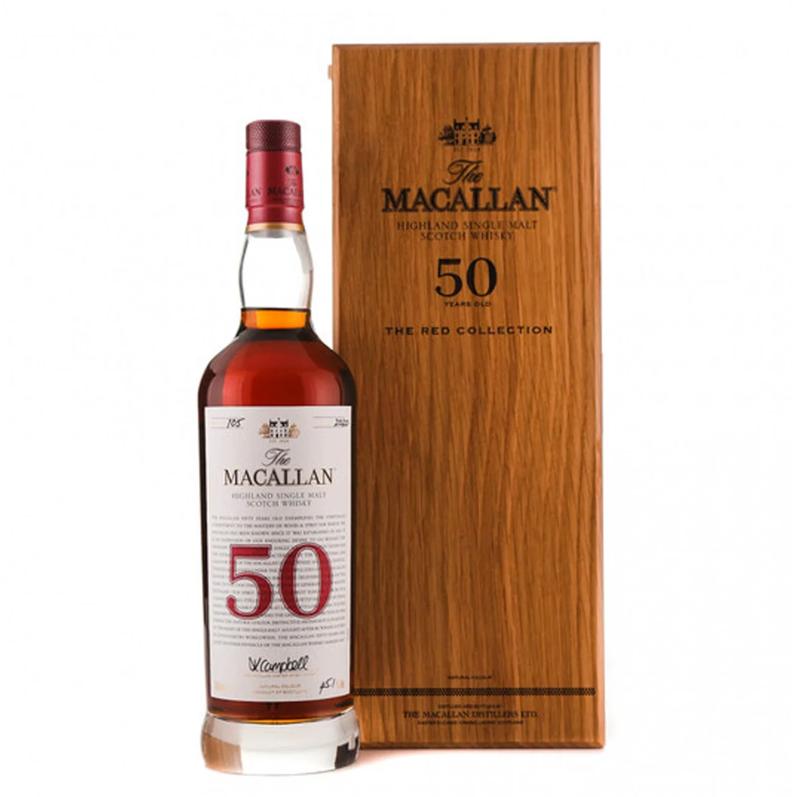 The Macallan Red Collection 50 Year Scotch Whisky 700 mL — Portage Liquors