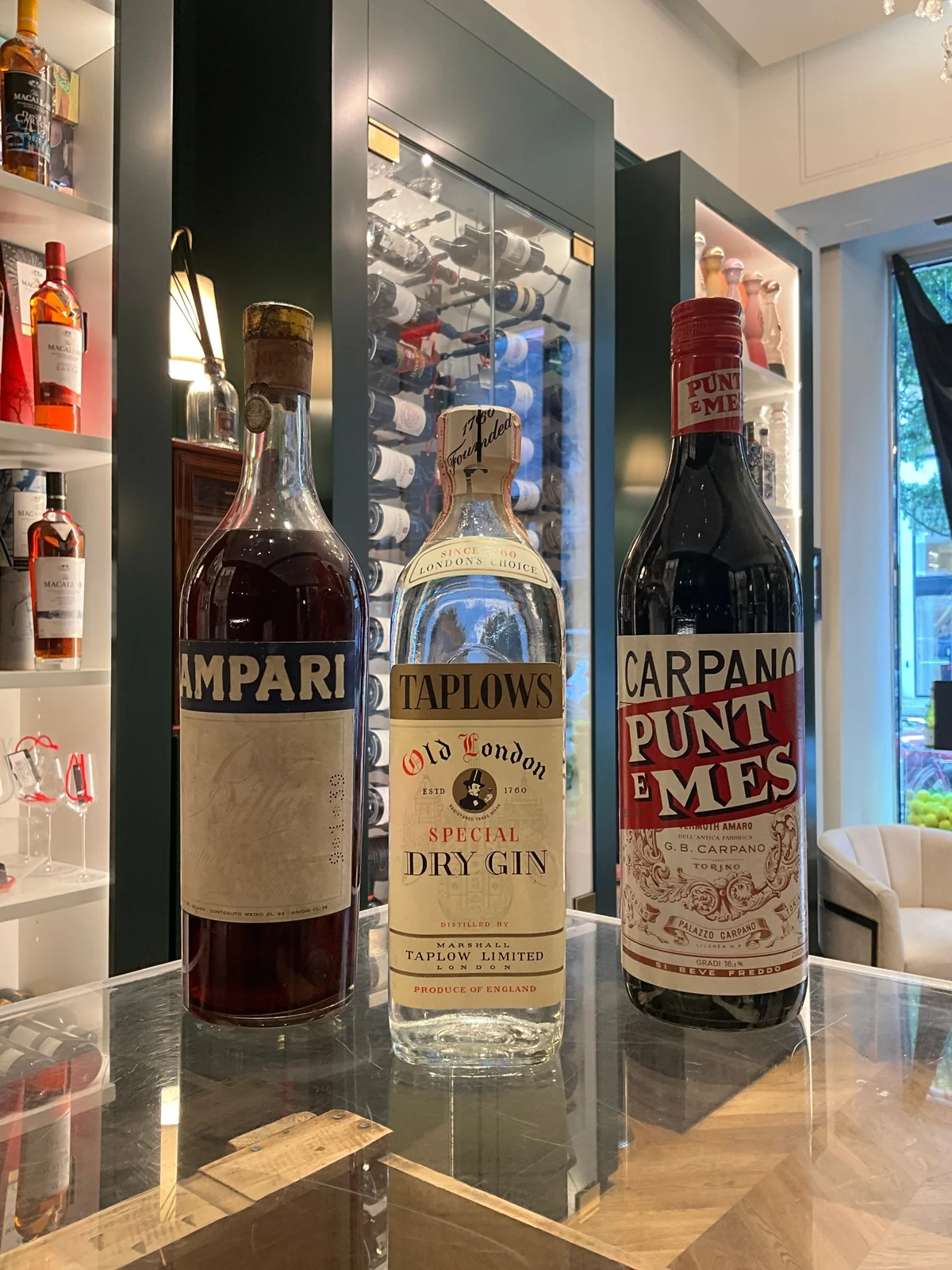The Ultimate Vintage Negroni from 1939/1960/1970s 3 bottles collection — Portage Liquors Vintage Collection