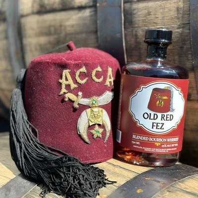 Three Crosses Old Red Fez Bourbon Whiskey — Three Crosses