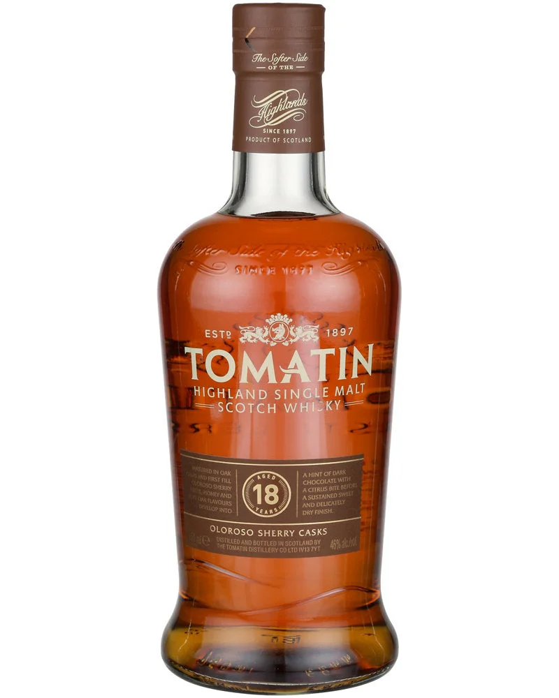 Tomatin 18 Year Old Single Malt Scotch Whisky 750ml — Tomatin