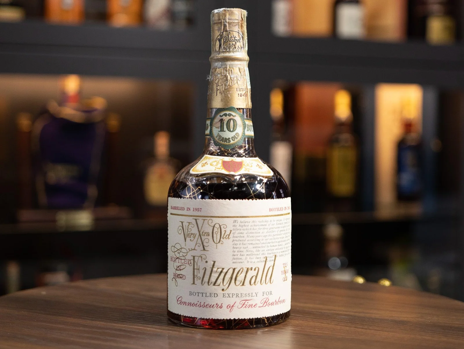 Very Xtra Old Fitzgerald 10yr BIB - 1957-1967 — Sitzel Weller
