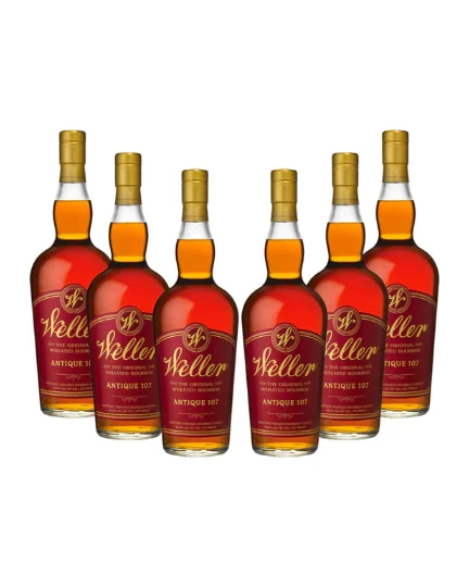 W. L. Weller Old Weller Antique 107 Kentucky Straight Wheated Bourbon Whiskey 6 Pack — W. L. Weller