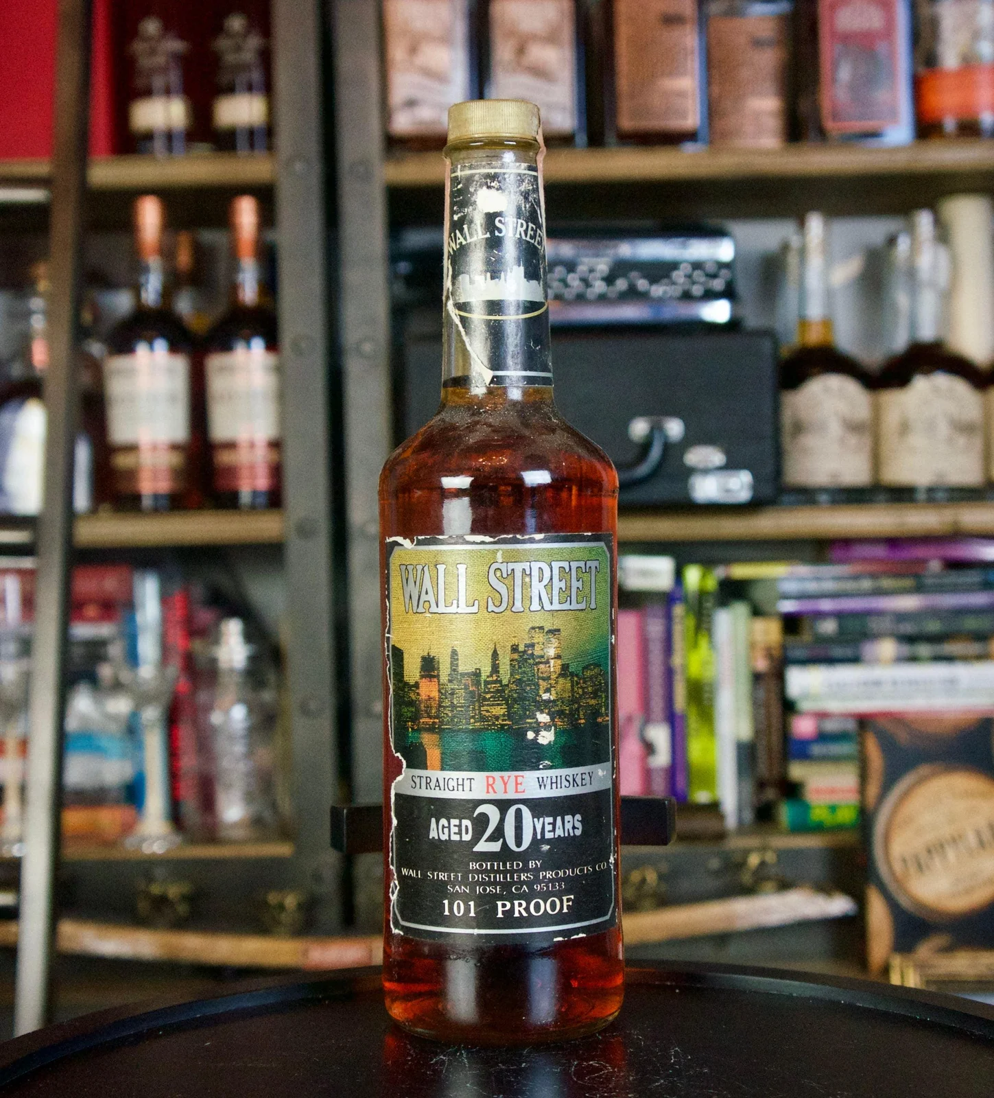Wall Street Rye 20 year 101 proof (1980's) 750ml — Wall Street