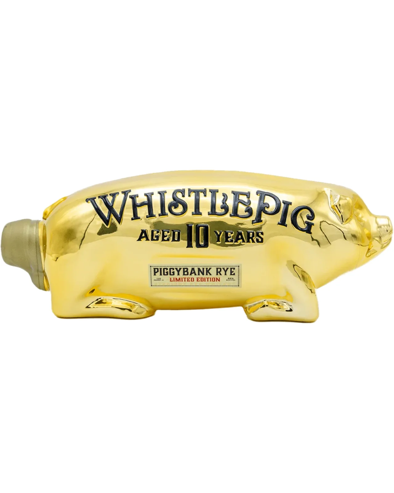 WhistlePig Piggybank Limited Gold Edition 10 Year Old Straight Rye Whiskey — WhistlePig