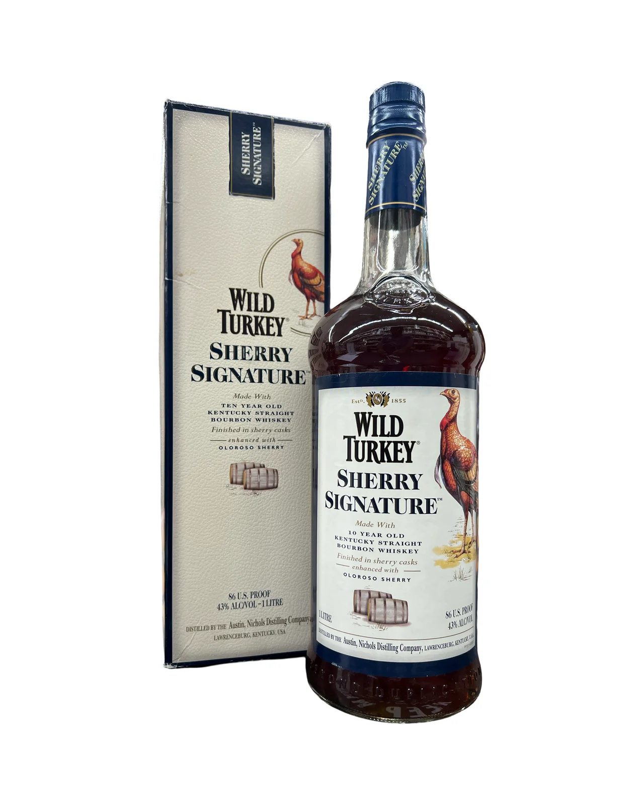 Wild Turkey Oloroso Sherry Signature 10 Year Old Kentucky Straight Bourbon Whiskey 1Lt — Wild Turkey