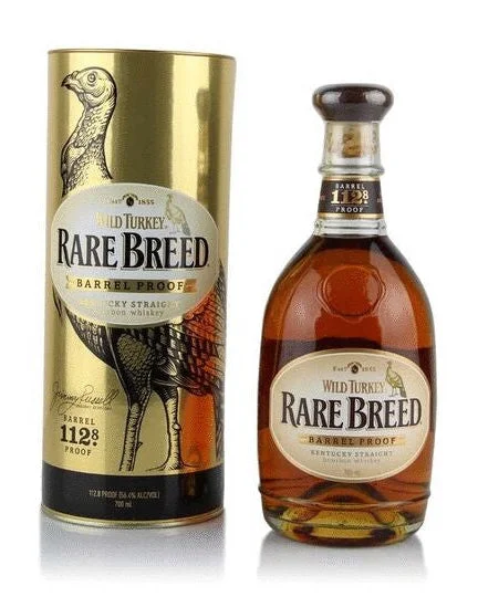 Wild Turkey Rare Breed Barrel Proof Kentucky Straight Bourbon Whiskey (Older Style Bottle Gold Tube) 700ml — Wild Turkey