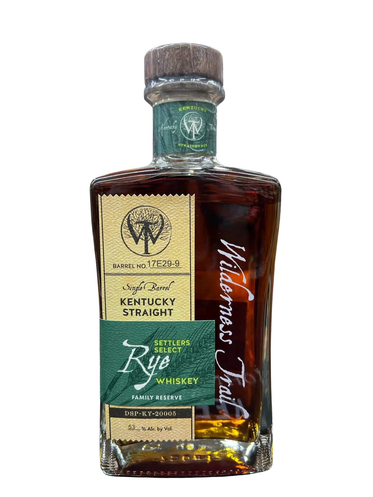 Wilderness Trail Green Label Kentucky Portage Liquors Store Pick Straight Rye Whiskey — Wilderness Trail