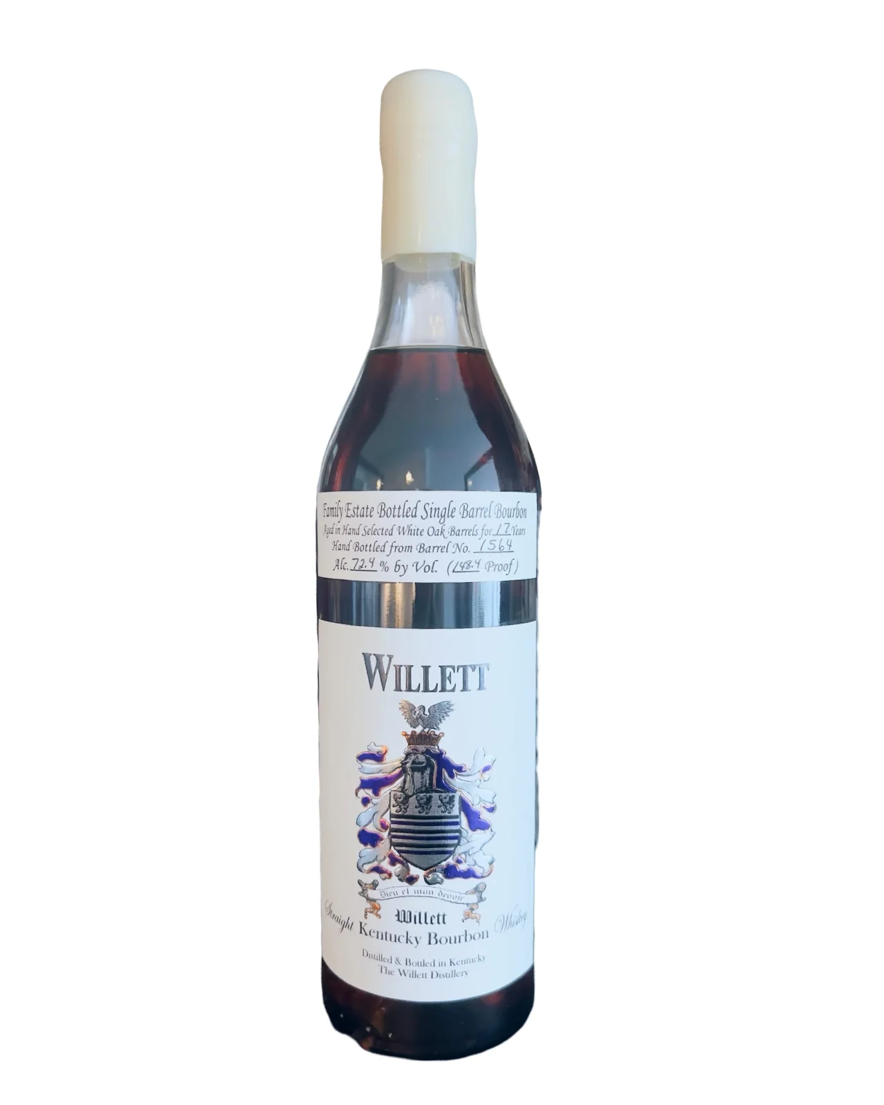 Willett Family Estate Bottled Single Barrel 17 Year Old Barrel No. 1564 Kentucky Straight Bourbon Whiskey 750ml — Willett