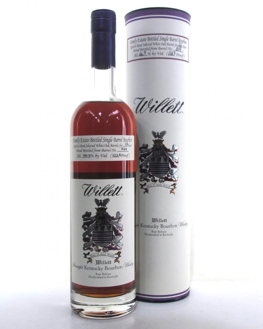 Willett Family Estate Bottled Single Barrel 22 Year Old Barrel No. B49 Kentucky Straight Bourbon Whiskey — Willett