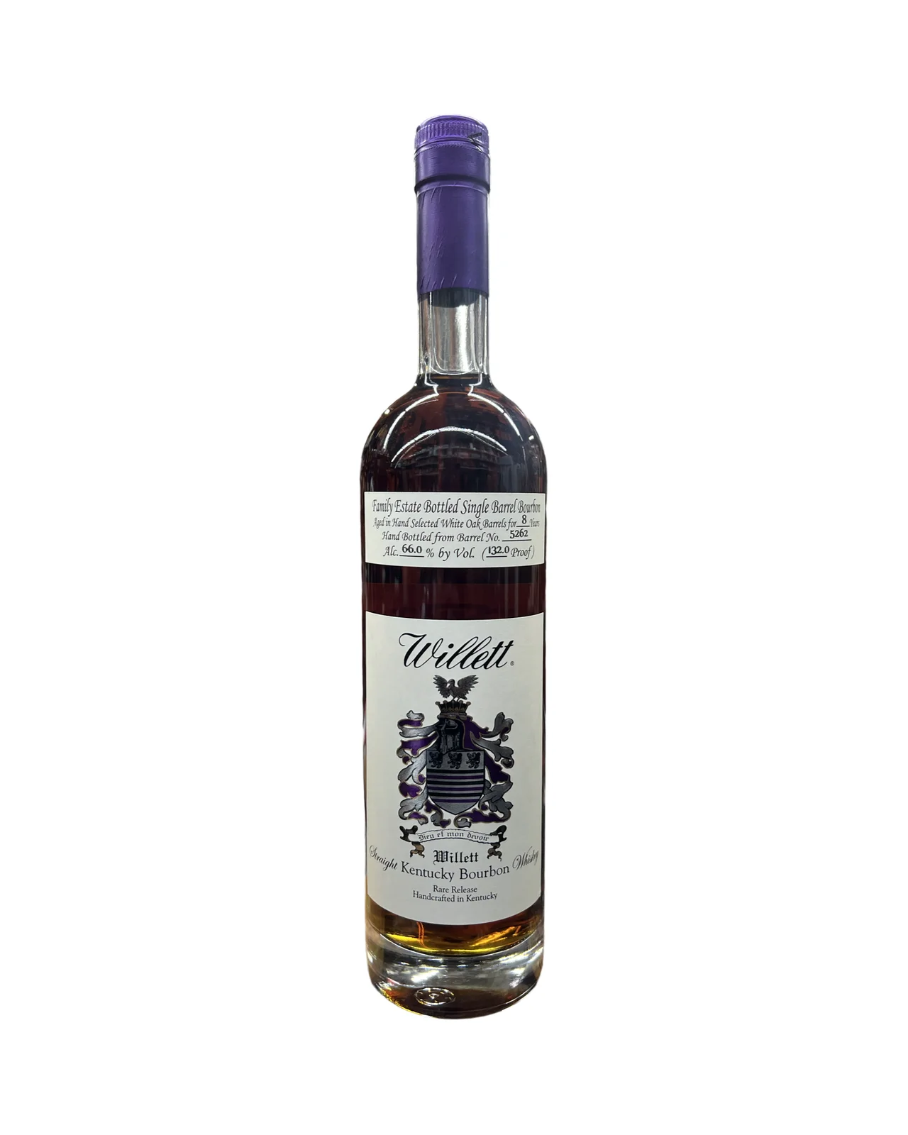 Willett Family Estate Bottled Single Barrel 8 Year Old Barrel No. 5262 Pac Edge Ca Spring 22 #3 Kentucky Straight Bourbon Whiskey — Willett