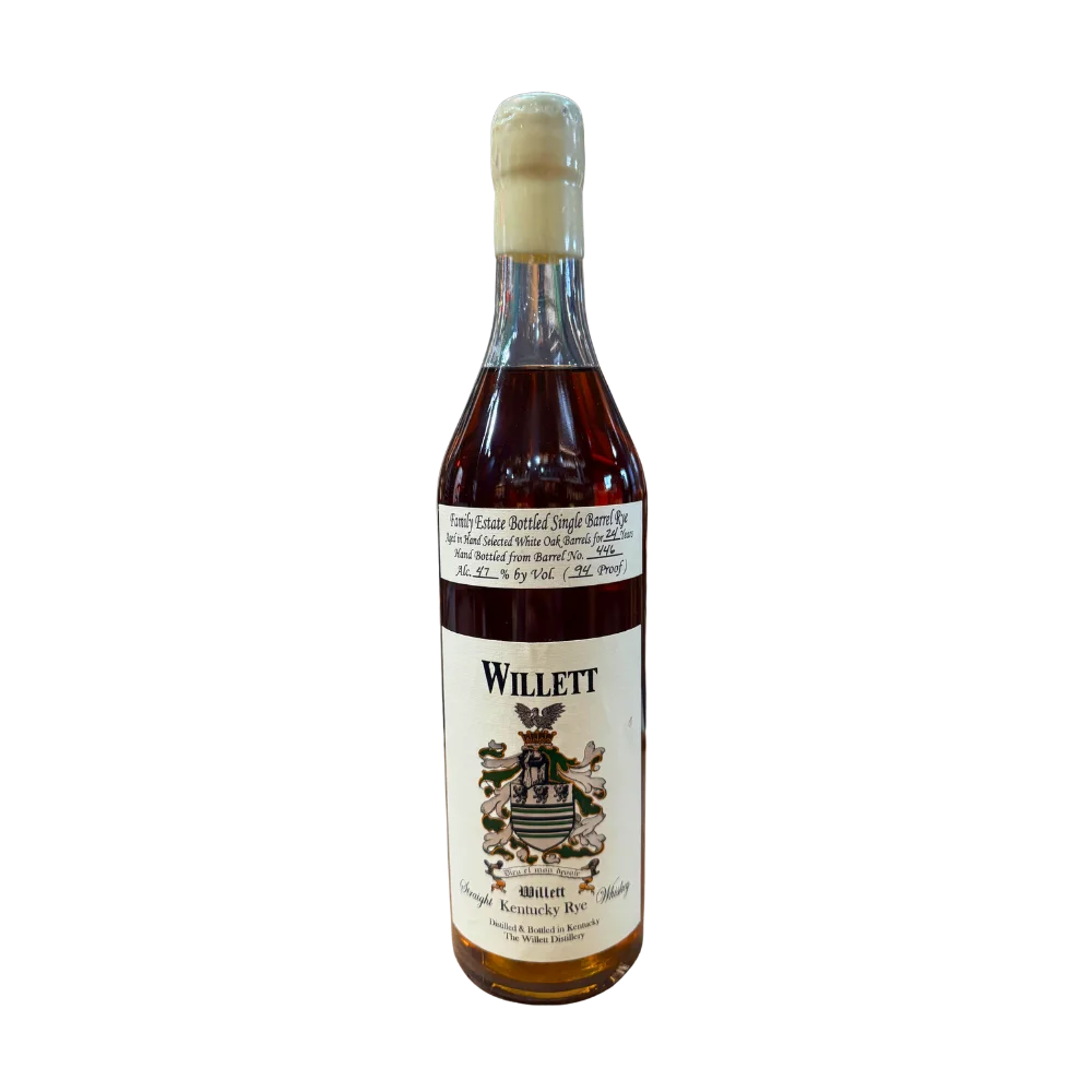 Willett Family Estate Single Barrel Rye 24 years 94 proof — Willett