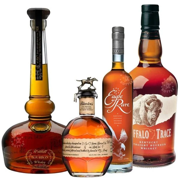 Willett Pot Still, Eagle Rare, Buffalo Trace & Blanton's Bourbon Bundle — Willett