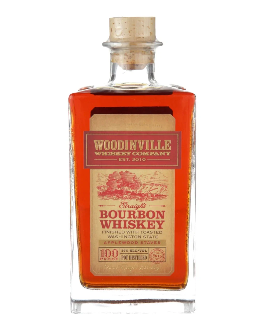 Woodinville Applewood Staves Straight Bourbon Whiskey — Woodinville