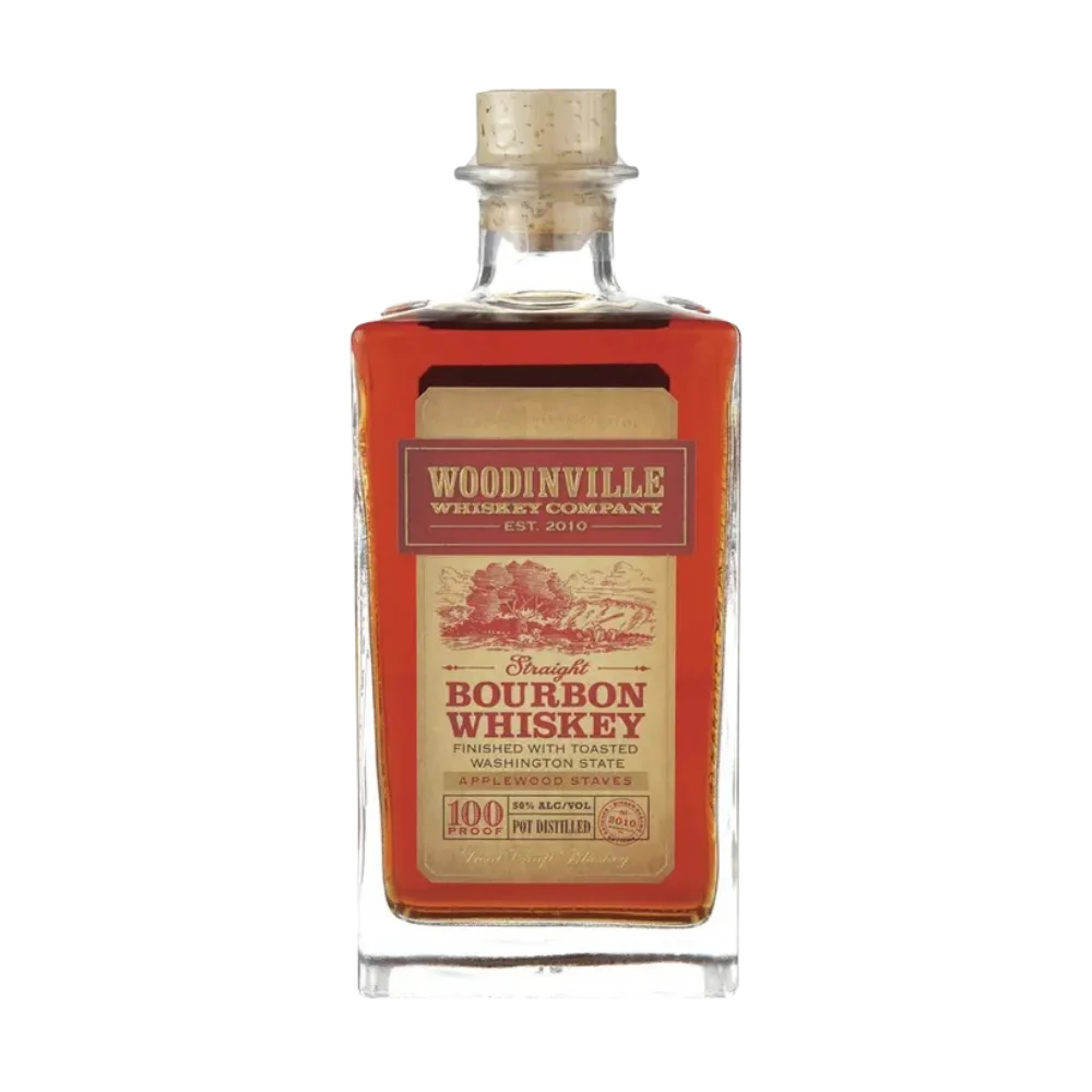 Woodinville Straight Bourbon Whiskey Finished with Toasted Applewood Staves — Woodinville