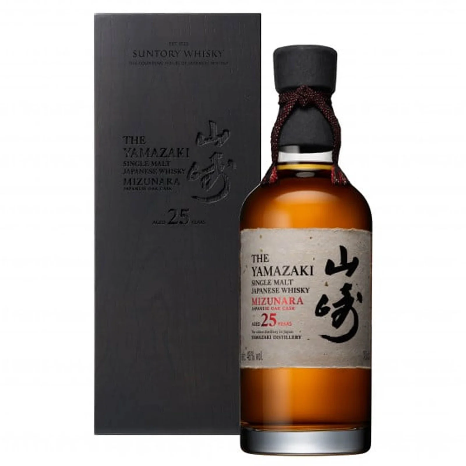 Yamazaki 25 Year Mizunara Japanese Whisky 750 mL — Yamazaki