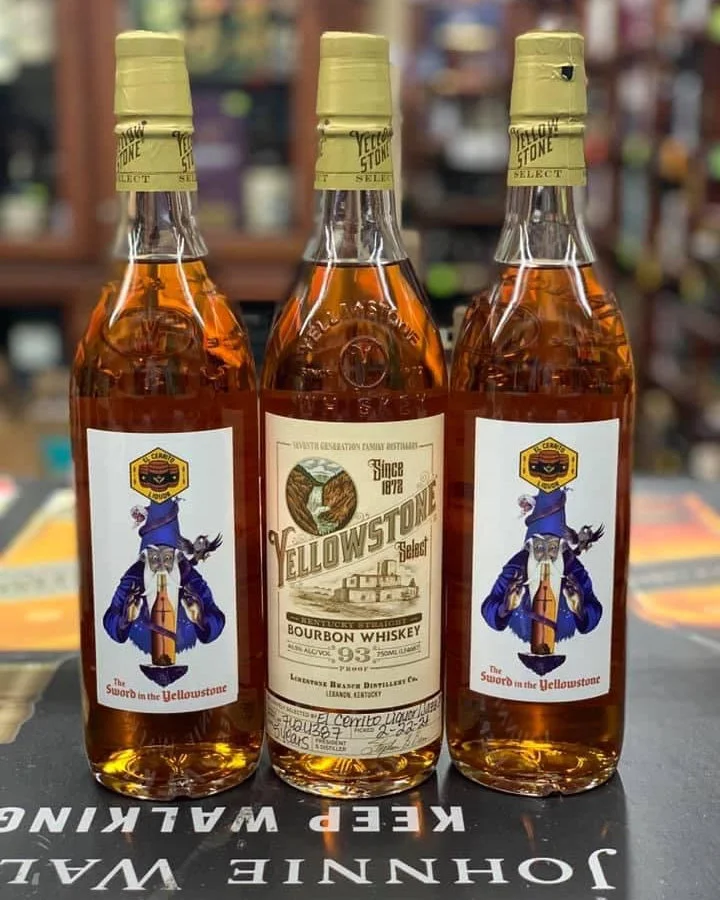 Yellowstone Select Kentucky El Ceritto Liquor Store Pick Straight Bourbon Whiskey — Portage Liquors